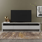 Seden 85" TV Stand - White Matte