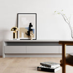 Seden 85" TV Stand - White Matte
