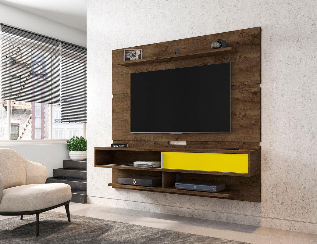 Oraibi Floating Entertainment Centre - Rustic Brown