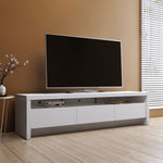 Seden 70" TV Stand - White Matte