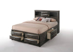 Hillary Full Platform Storage Bed - Grey Oak