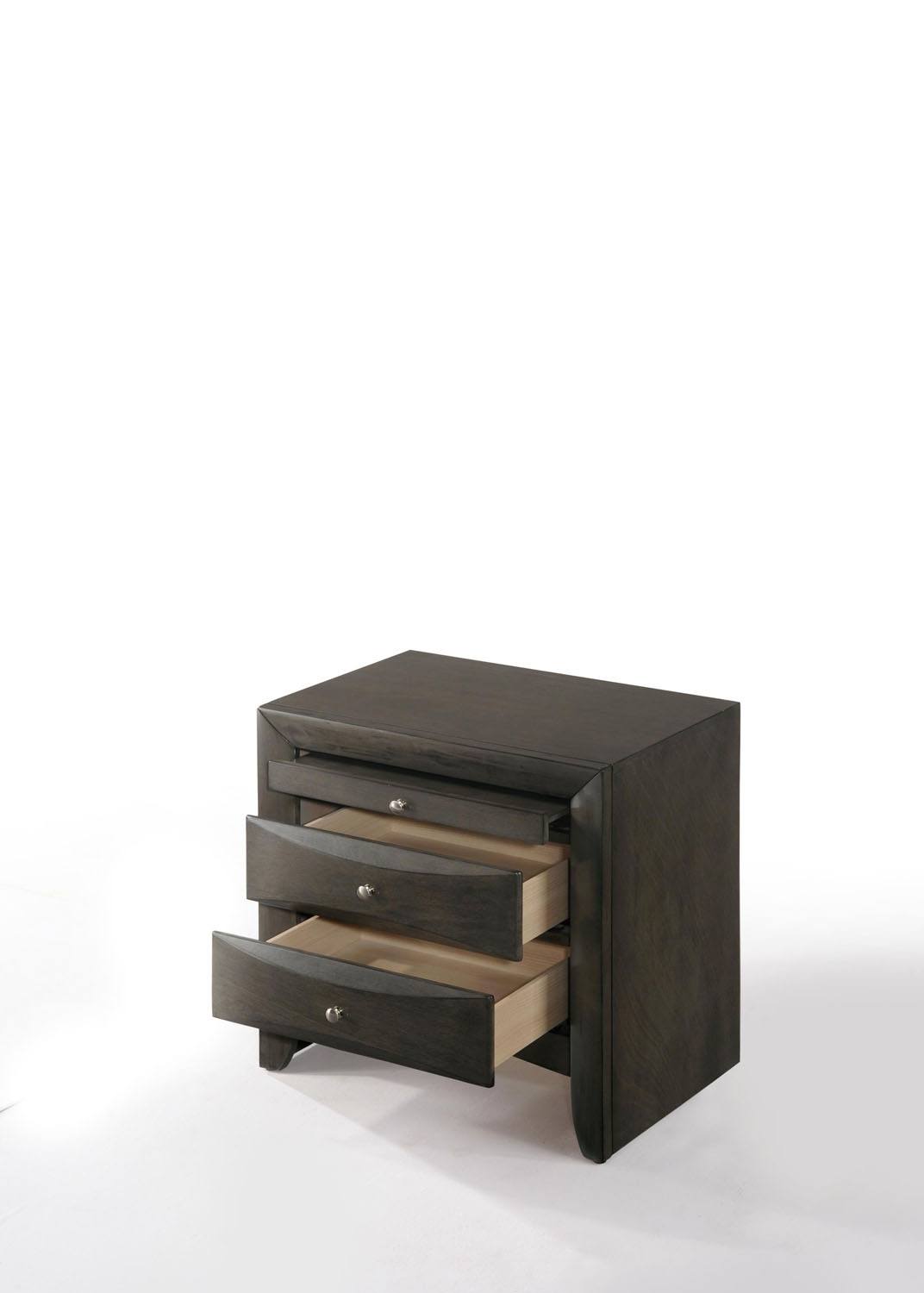 Hillary Night Table - Grey Oak