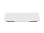 Gatutca TV Stand - White/Rustic Brown