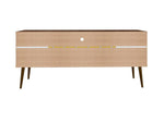 Gatutca TV Stand - Rustic Brown/Yellow