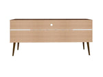 Gatutca TV Stand - Rustic Brown/White