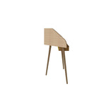 Gatutca Corner Desk with Keyboard Shelf - Rustic Brown/Yellow