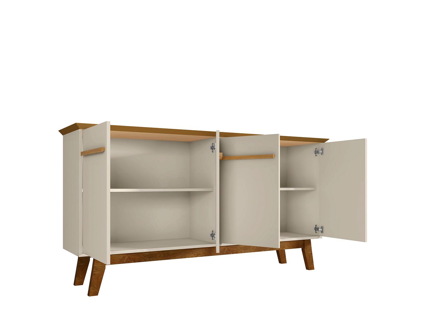 Osnabruck 63" Sideboard - Off White/Cinnamon