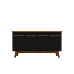 Osnabruck 63" Sideboard - Black/Cinnamon