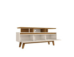 Osnabruck 63" TV Stand - Off White/Cinnamon