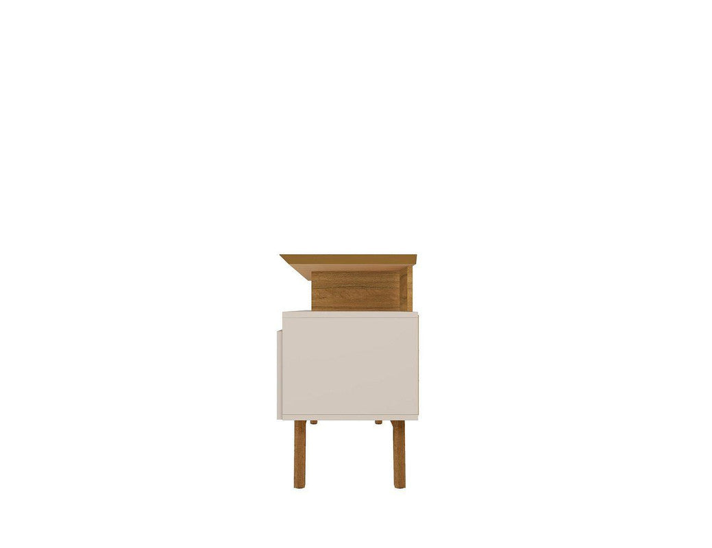 Osnabruck 63" TV Stand - Off White/Cinnamon