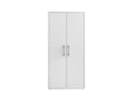 Lunde Tall Garage Cabinet - White Gloss