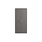 Lunde Tall Garage Cabinet - Grey Gloss
