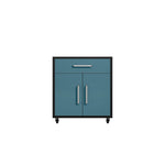 Lunde Mobile Garage Storage Cabinet - Blue Gloss