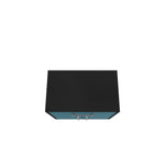 Lunde Mobile Garage Storage Cabinet - Blue Gloss