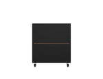Lunde Mobile Garage Storage Cabinet - Grey Gloss