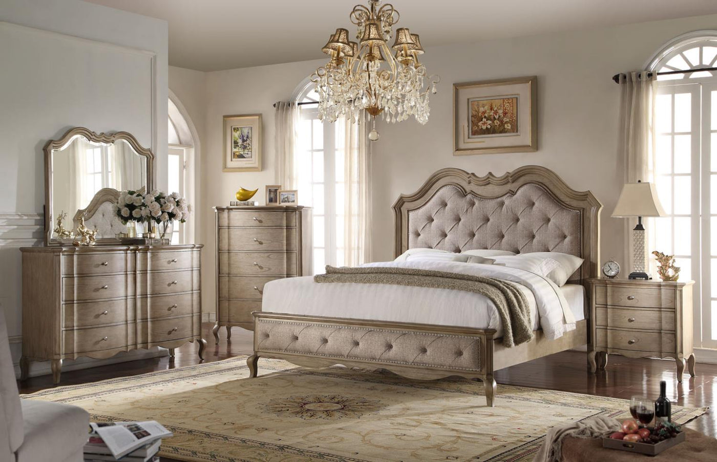 Plumage Dresser - Antique Taupe