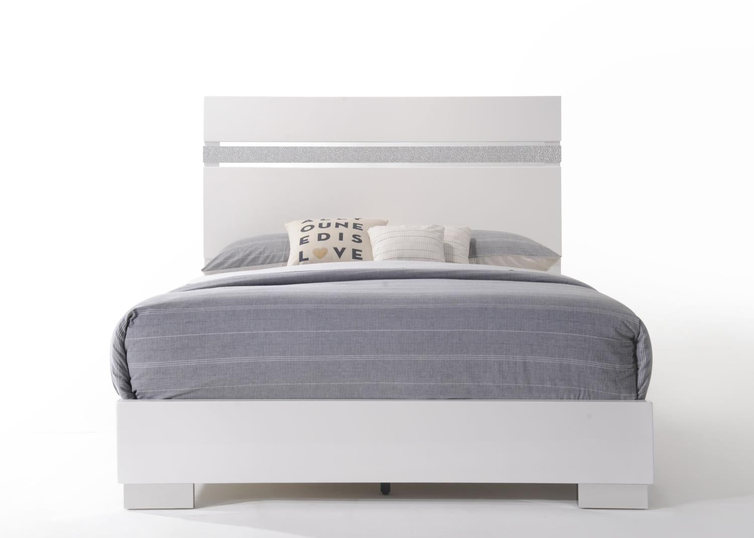 Minnie Queen Bed - White