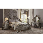 Escalera Vanity Stool - Antique Platinum