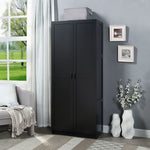Klinte Storage Closet - Black