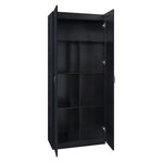 Klinte Storage Closet - Black
