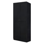 Klinte Storage Closet - Black