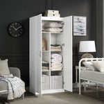 Klinte Storage Closet - White