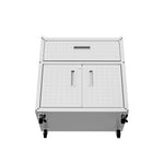 Maximus 31.5" Mobile Garage Cabinet with Drawer/Shelves - White