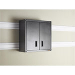 Ready-to-assemble Full-door Wall Gearbox - Hammered Granite Storage Solution