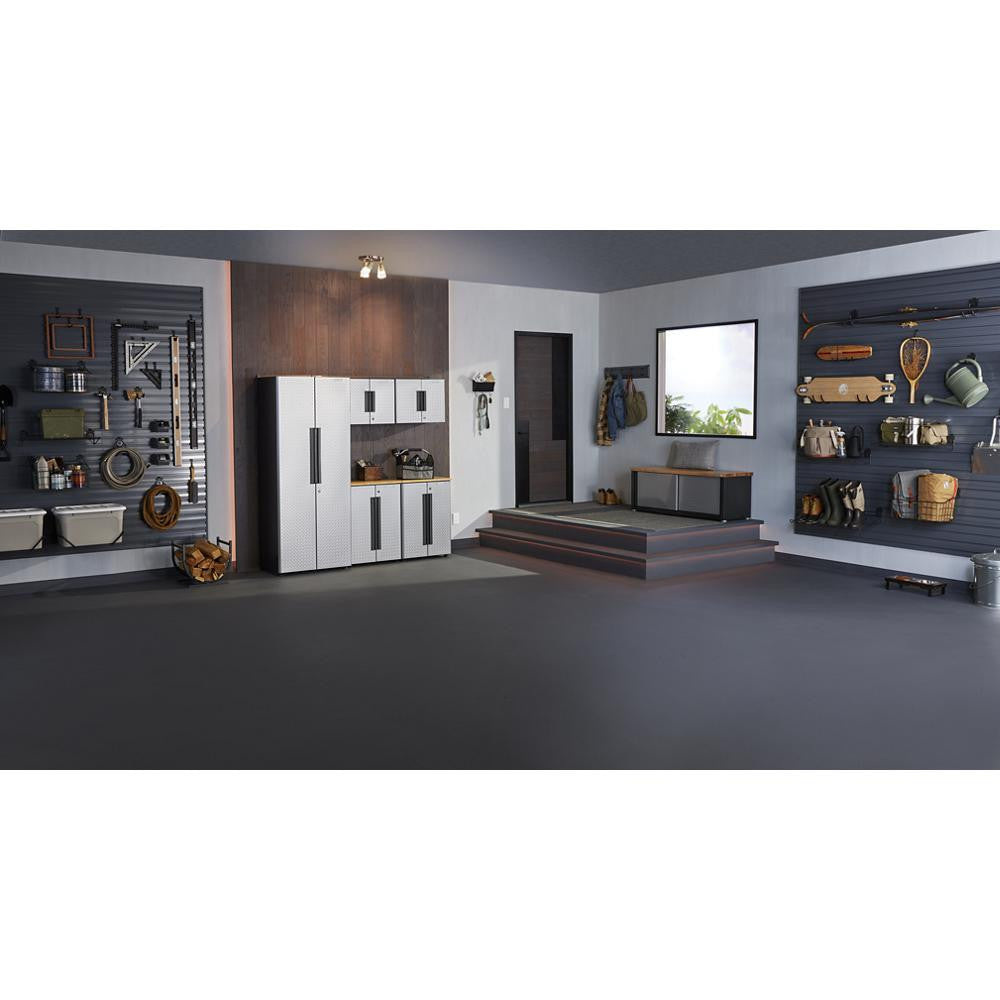 4' Wide Geartrack® Channels (2-pack) - Smoke Wall Accessory
