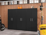 Lunde Storage Cabinet - Matte Black - Set of 3