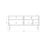Brindley TV Stand - Off White