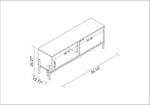 Amaraviti 55" TV Stand - Black