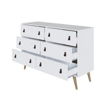 Torsted Double Dresser - White