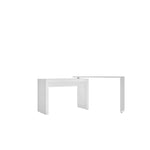 Moling Nested Swivel Desk - White