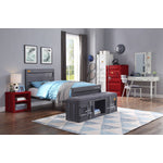 Konto Industrial Full Bed - Gunmetal Grey