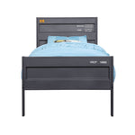 Konto Industrial Full Bed - Gunmetal Grey