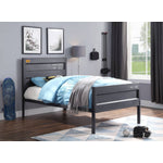 Konto Industrial Full Bed - Gunmetal Grey