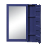 Konto Industrial Vanity Mirror - Blue