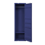 Konto Industrial Tall Wardrobe - Blue