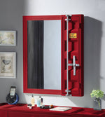 Konto Industrial Vanity Mirror - Red