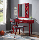 Konto Industrial Office/Vanity Desk - Red