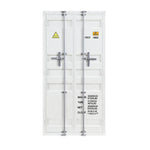 Konto I Industrial Tall Wardrobe - White