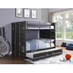 Konto Industrial Twin Trundle - Gunmetal Grey