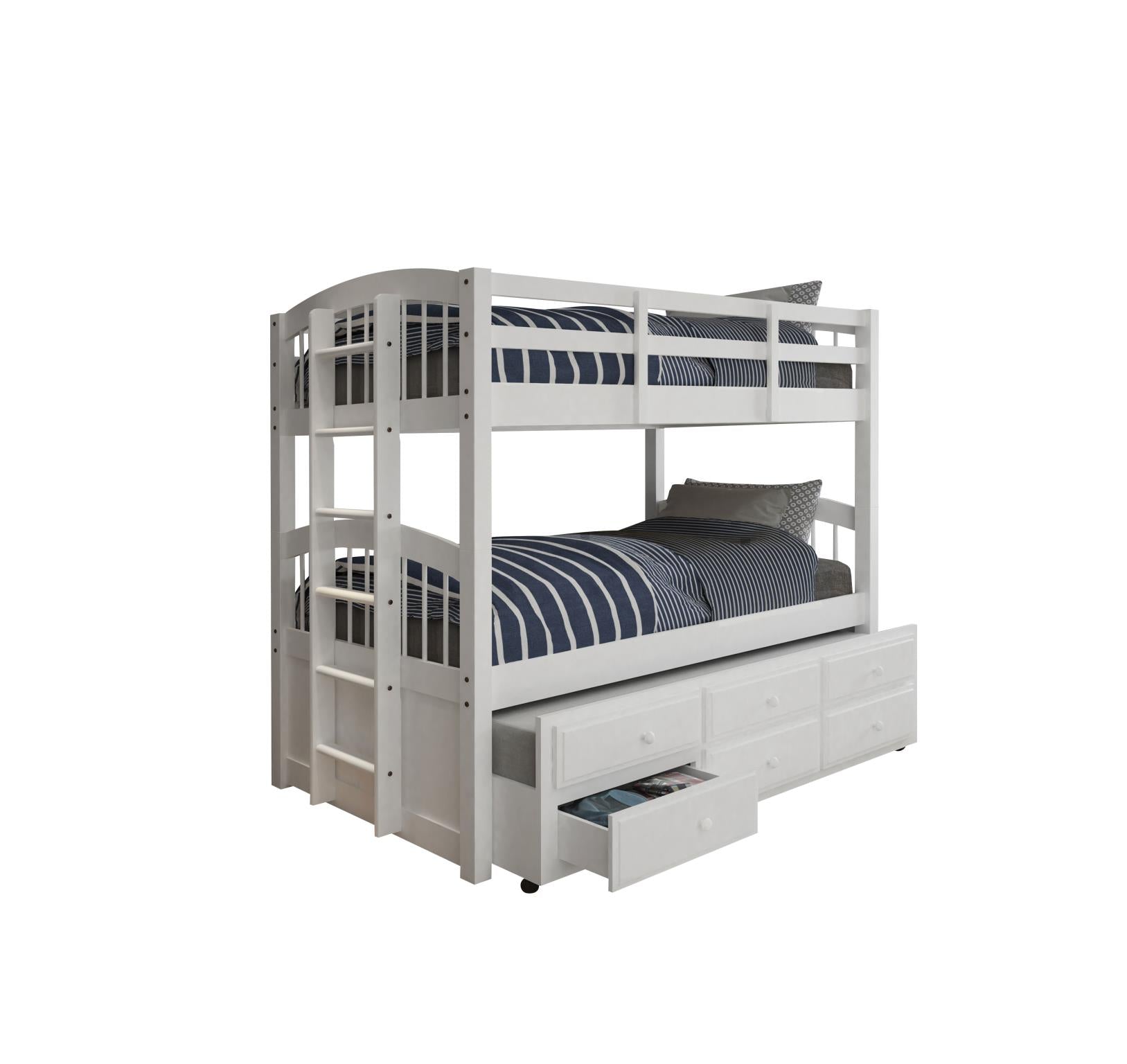 Kanye Twin Bunk Bed - White
