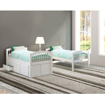 Kanye Twin Bunk Bed - White