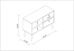 Lukulu TV Stand - White