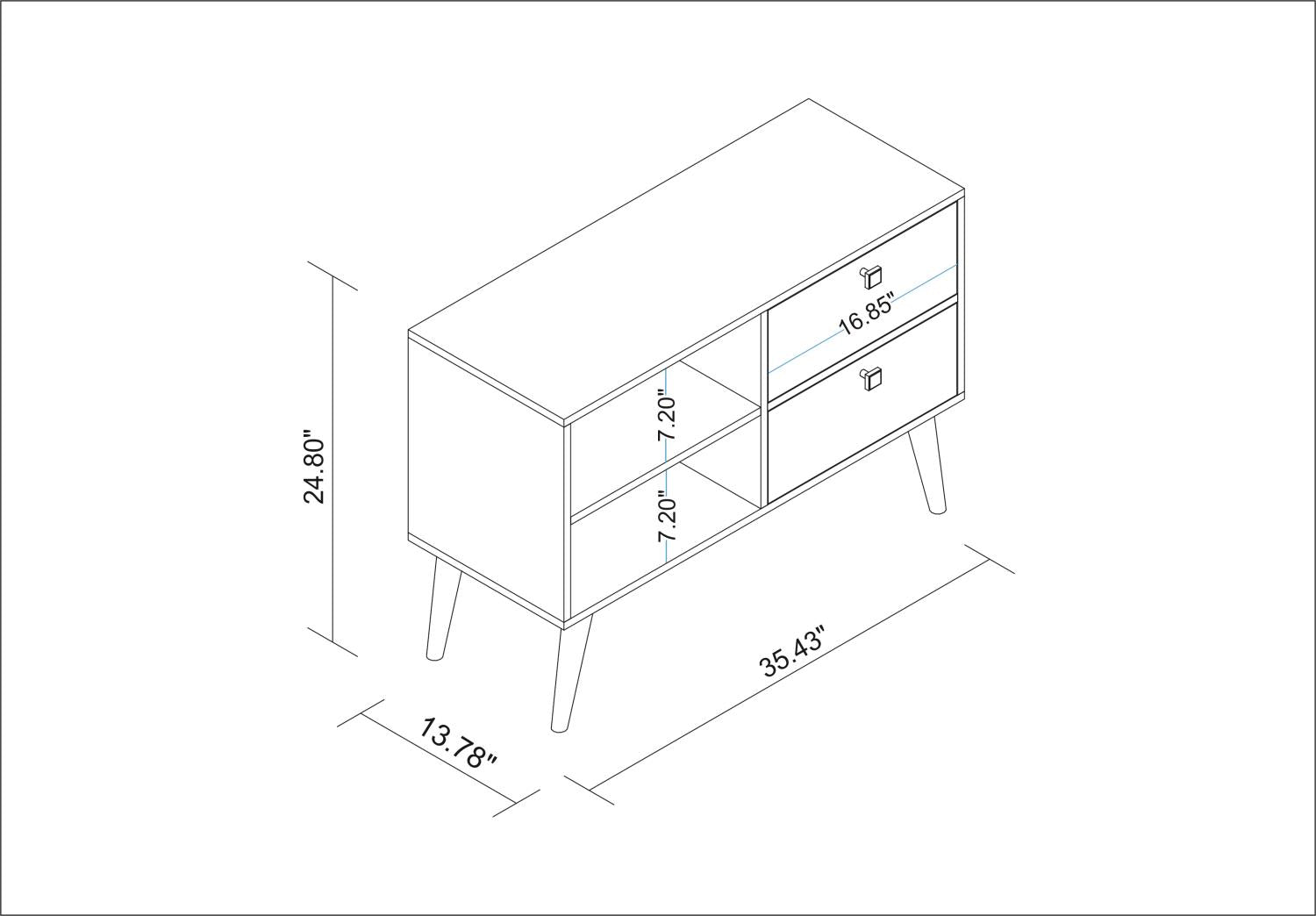 Lukulu TV Stand - White