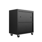 Maximus 31.5" Mobile Garage Cabinet with Shelves - Charcoal Grey
