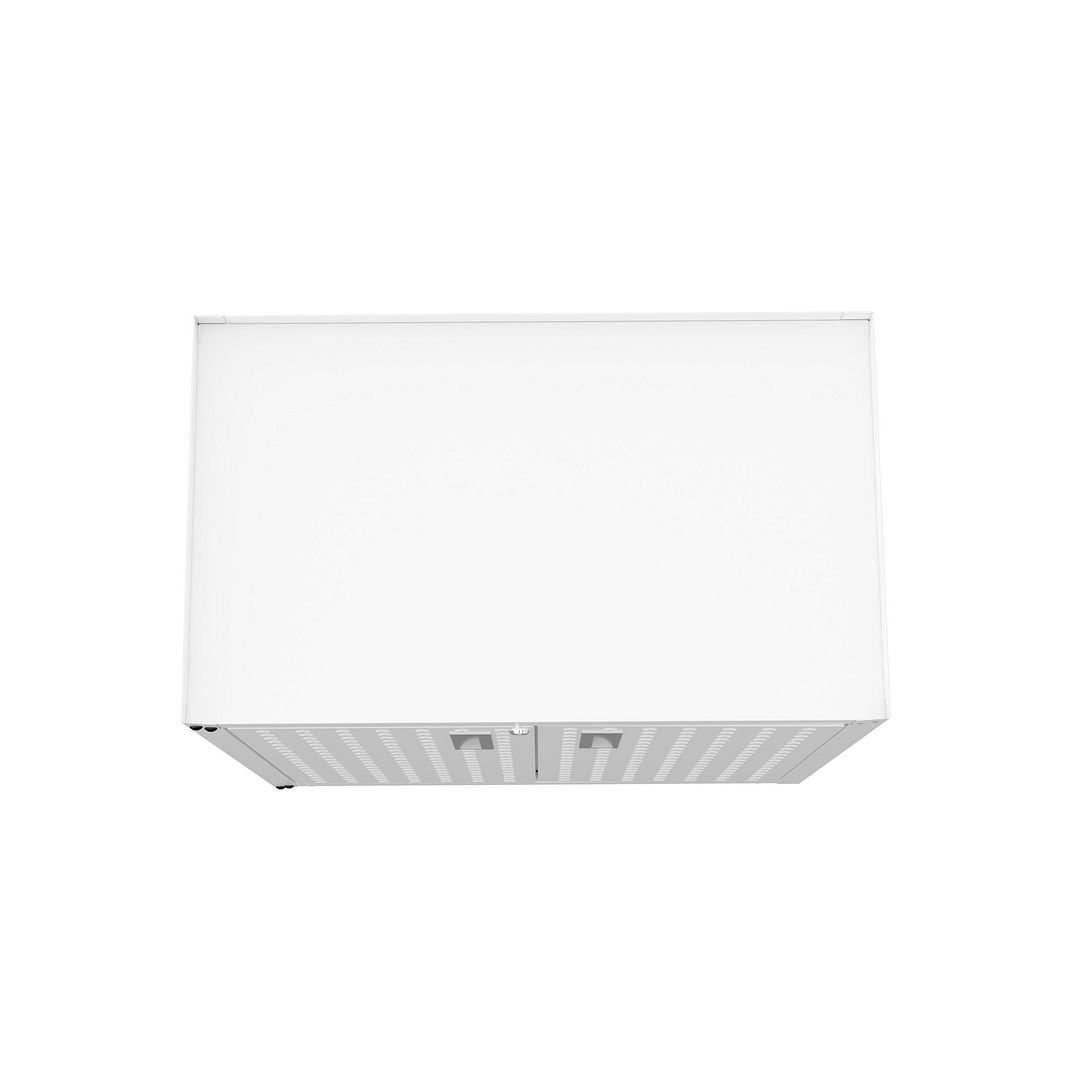 Maximus 31.5" Mobile Garage Cabinet with Shelves - White