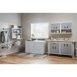 48 Solid Shelf - Hammered White Wall Accessory